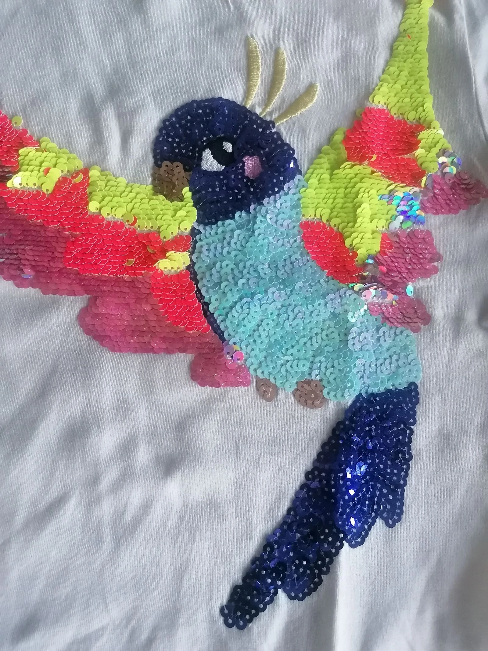 Camiseta papagaio fluorescente T 8-10 anos 👧🏻 – photo 4